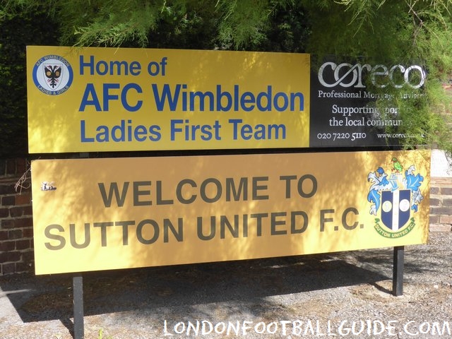 Gander Green Lane -  - Sutton United - londonfootballguide.com