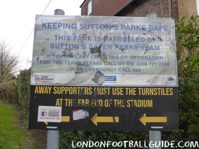 Gander Green Lane -  - Sutton United - londonfootballguide.com