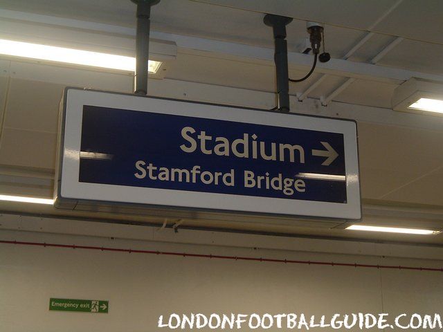 Stamford Bridge - At fulham Broadway Tube Station - Chelsea FC - londonfootballguide.com